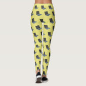 Abbildung eines Laptop-Cartoon Leggings (Rückseite)