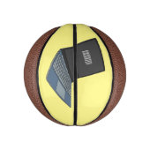 Abbildung eines Laptop-Cartoon Mini Basketball (Vertikal)