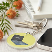 Abbildung eines Laptop-Cartoon Schlüsselanhänger (Vorderseite rechts)