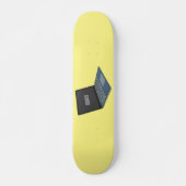 Abbildung eines Laptop-Cartoon Skateboard (Vorne)