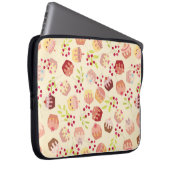 Abbildung eines nahtlosen Becherkuchens Laptopschutzhülle (Vorne Rechts)