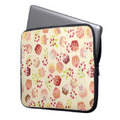 Abbildung eines nahtlosen Becherkuchens Laptopschutzhülle (Vorderseite Links)