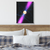 Abbildung eines Pulsars 2 Leinwanddruck (Insitu (Schlafzimmer))