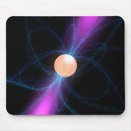 Abbildung eines Pulsars 2 Mousepad (Vorne)