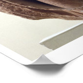 Abbildung eines stehenden Buddha, Jamalpur, Mathur Poster (Ecke)