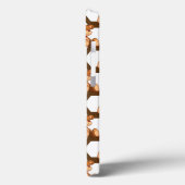 Abbildung eines Teddy-Bären auf Weiß Case-Mate iPhone Hülle (Rückseite / Links)