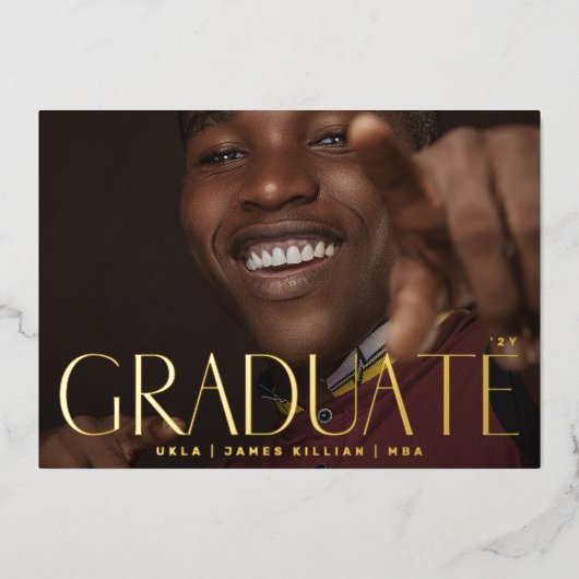 ABBILDUNG | Foil Pressed Foto 2023 Ankündigung (Vorderseite)