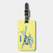 Abbildung Gepäckanhänger (Vorderseite vertikal)