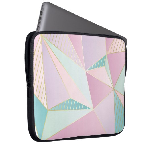 (Abbildung) Hintergrund der Goldlinie, abstrakte G Laptopschutzhülle (Vorne Rechts)