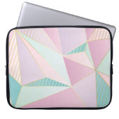 (Abbildung) Hintergrund der Goldlinie, abstrakte G Laptopschutzhülle (Vorderseite)