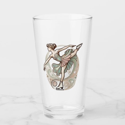 Abbildung Ice Skaten Cup Glas (Vorderseite)