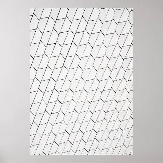Abbildung in Schwarz und Weiß Poster (Vorne)