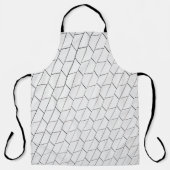 Abbildung in Schwarz und Weiß Schürze (Vorderseite)