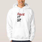 Abbildung IT OUT, Funny Spaß Hoodie (Vorderseite)