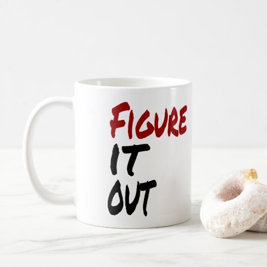Abbildung IT OUT, Funny Spaß Kaffeetasse (Mit Donut)