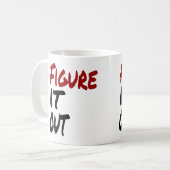 Abbildung IT OUT, Funny Spaß Kaffeetasse (Vorderseite Links)
