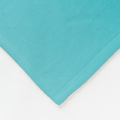 Abbildung Kein Drama Llama mit Monogramm Fleecedecke (Ecke)