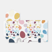 Abbildung mit farbigen Eiern in Gradientenfarbe. Geschenkschachtel (Ungefaltet)