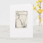 Abbildung mit Grab und Krone Karte (Gelbe Blume)