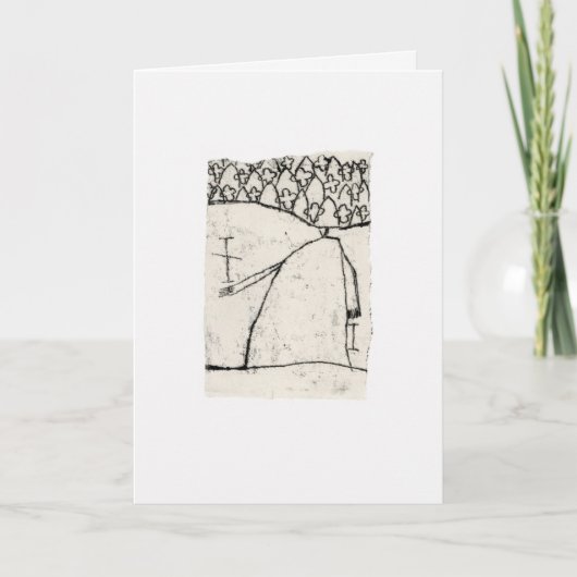 Abbildung mit Muster Karte (Vorderseite)