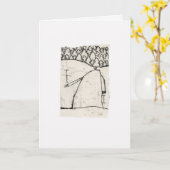 Abbildung mit Muster Karte (Gelbe Blume)