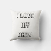 Abbildung niedlicher Tiger in tierischer Cartoon Kissen (Rückseite)