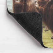 Abbildung Ox (Ovibos moschatus) Mousepad (Ecke)
