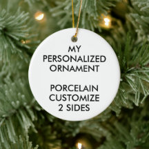 ABBILDUNG Personalisierter PORCELAIN-RUNDE-FOTO