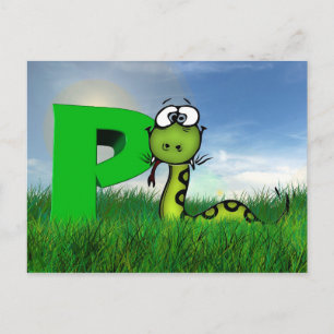 Abbildung Python-Postkarte Postkarte