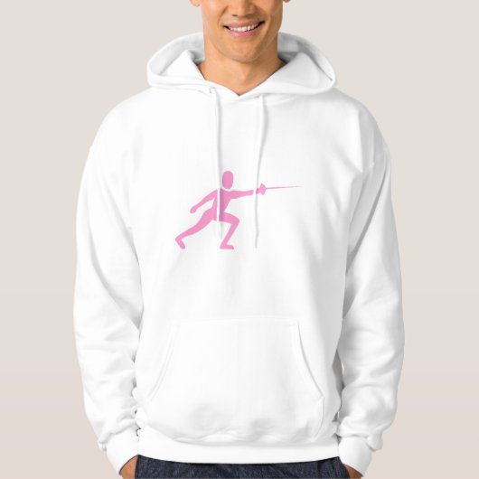Abbildung: Rosa Hoodie (Vorderseite)