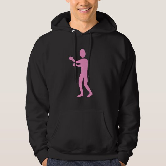 Abbildung: Rosa Hoodie (Vorderseite)