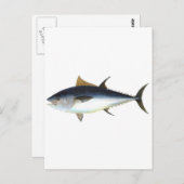 Abbildung Roter Thun Postkarte (Vorne/Hinten)