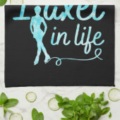 Abbildung Skate Blade Handtuch Axel in gefrorenem  (Gefaltet)