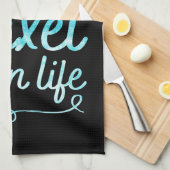 Abbildung Skate Blade Handtuch Axel in gefrorenem  (Viertel Falte)