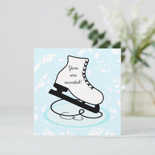 Abbildung Skate Skate Party Einladungen (Stehend Vorderseite)