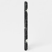 Abbildung Skate Skaten auf dunkelgrau iPhone Hülle (Linke Seite)