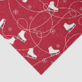 Abbildung Skate Skaten auf hellrot Seidenpapier (Ausschnitt)