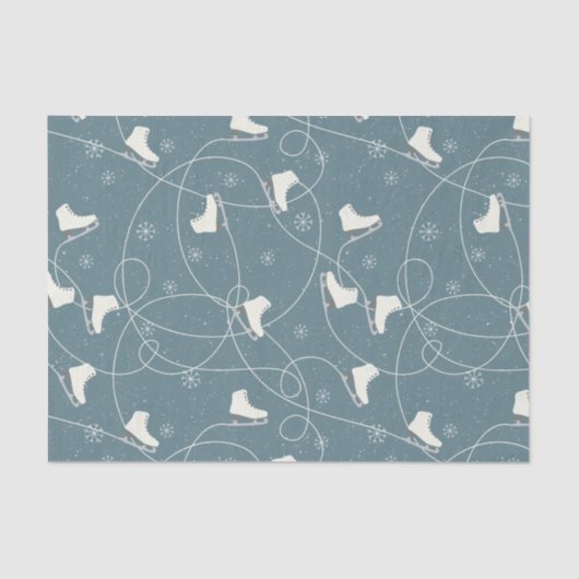 Abbildung Skate Skaten auf Junior blau Seidenpapier (Vorderseite)