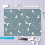 Abbildung Skate Skaten auf Junior blau Seidenpapier (Handwerk)