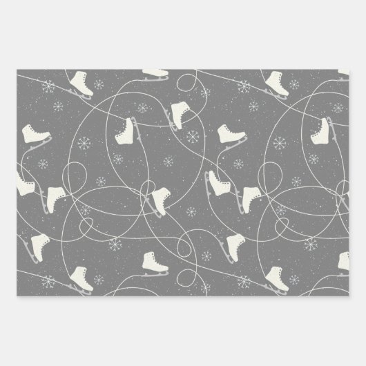 Abbildung Skate Skaten in 3 Farben Geschenkpapier Set (Vorderseite 3)