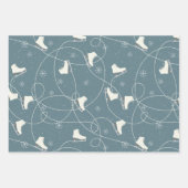 Abbildung Skate Skaten in 3 Farben Geschenkpapier Set (Vorderseite 2)