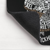 Abbildung Skate Word Art Ice Dance Mousepad (Ecke)