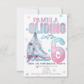 Abbildung Skaten 6 Einladung zur Geburtstagspartei (Vorderseite)