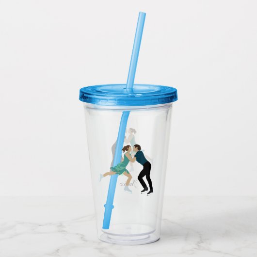 Abbildung Skaten Acryltrinkbecher (Rückseite)