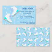 Abbildung Skaten Blau Visitenkarte (Vorne/Hinten)