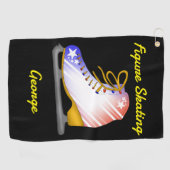 Abbildung Skaten Cool Golfhandtuch (Horizontal)