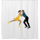 Abbildung Skaten Duschvorhang (Vorderseite)