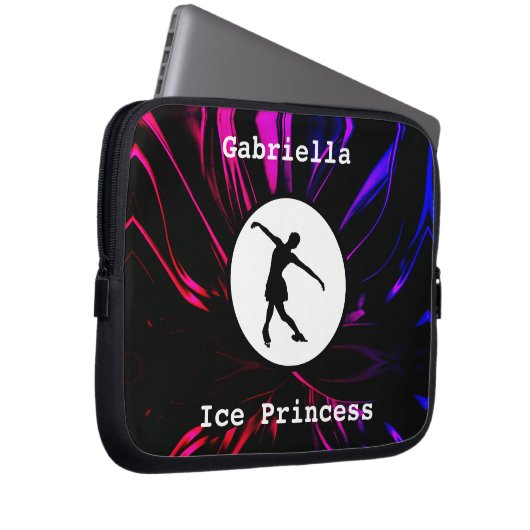 Abbildung Skaten "Eisdruckmaschine" Personalisiert Laptopschutzhülle (Vorne Rechts)