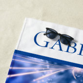 Abbildung Skaten "Eisdruckmaschine" Personalisiert Strandtuch (Beispiel)