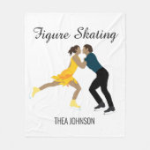 Abbildung Skaten Fleecedecke (Vorderseite)